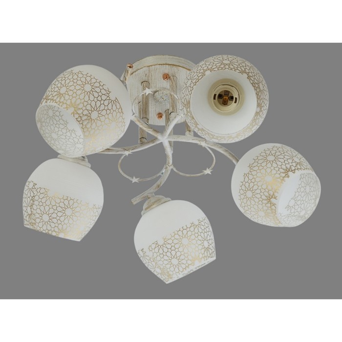 Люстра потолочная "Ляля" 5х60W E27 белый