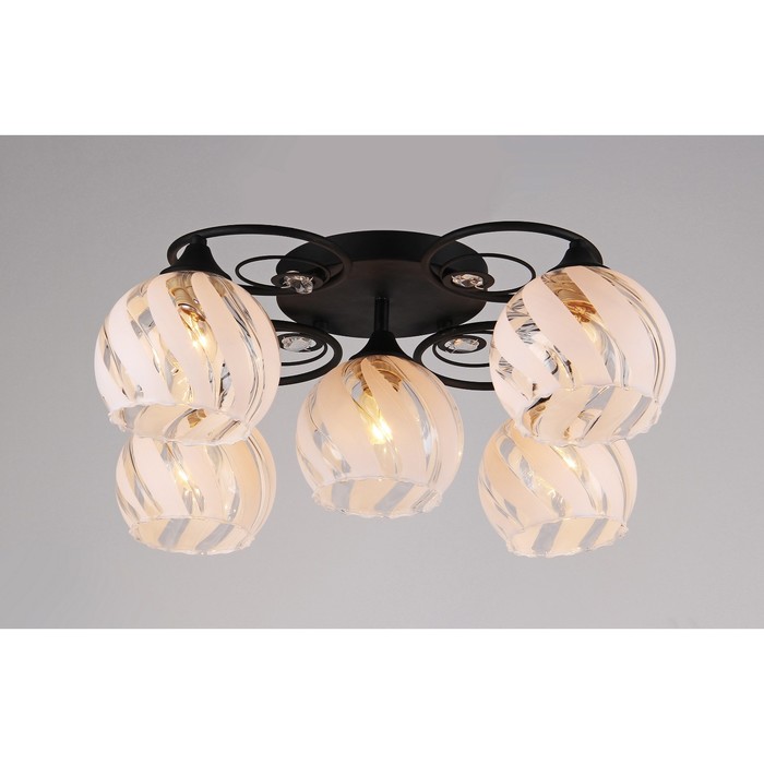 Люстра потолочная "Северина" 5х40W E27 венге