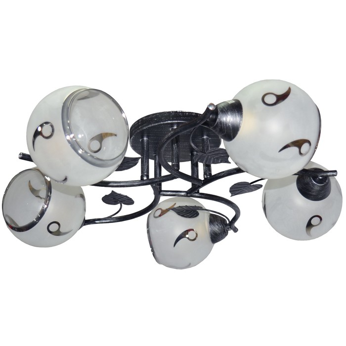 Люстра потолочная "Станислава" 5х60W E27 хром