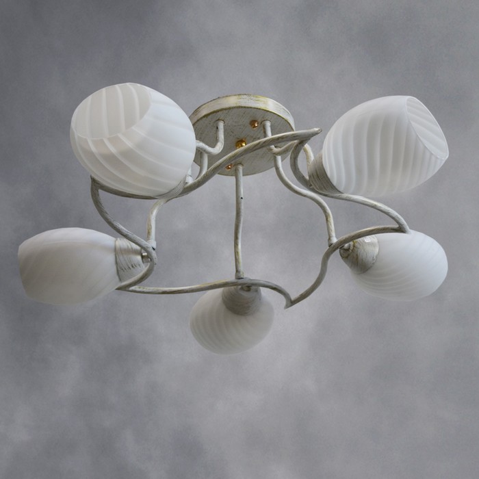 Люстра потолочная "Фрида" 5х60W E27 белый