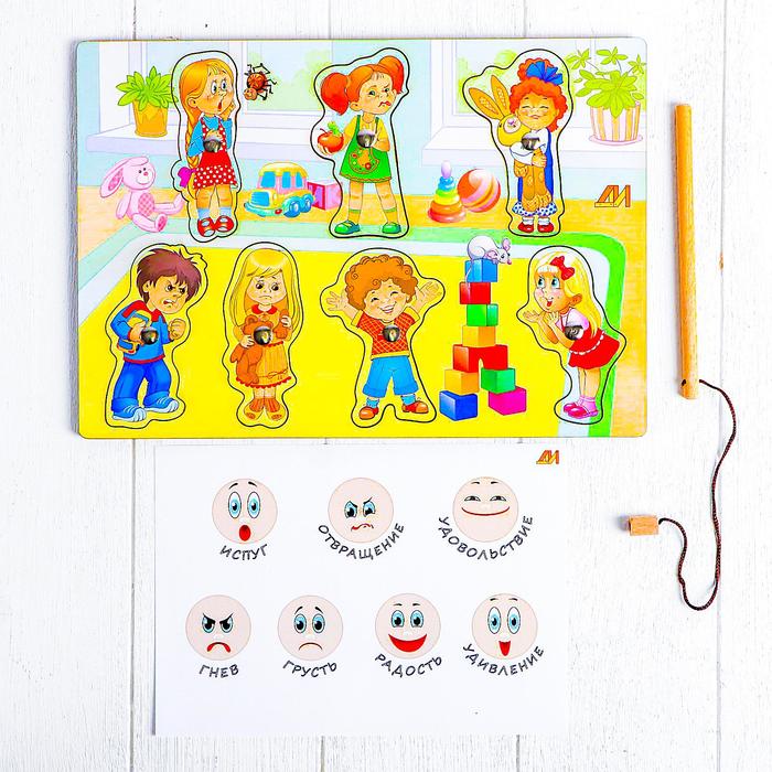 Пазл "Эмоции", (магнитики)