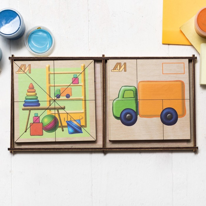 Пазл "Сложи картинку. Игрушки"