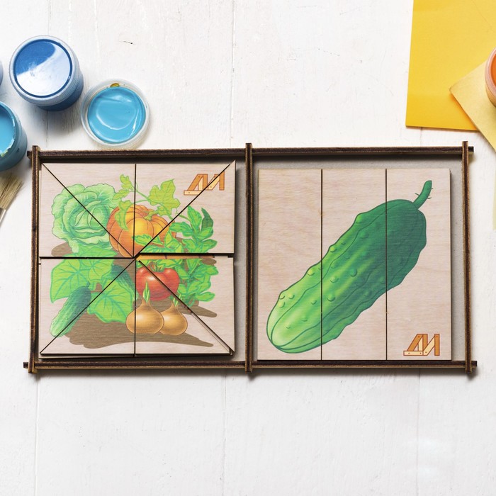 Пазл "Сложи картинку. Овощи"