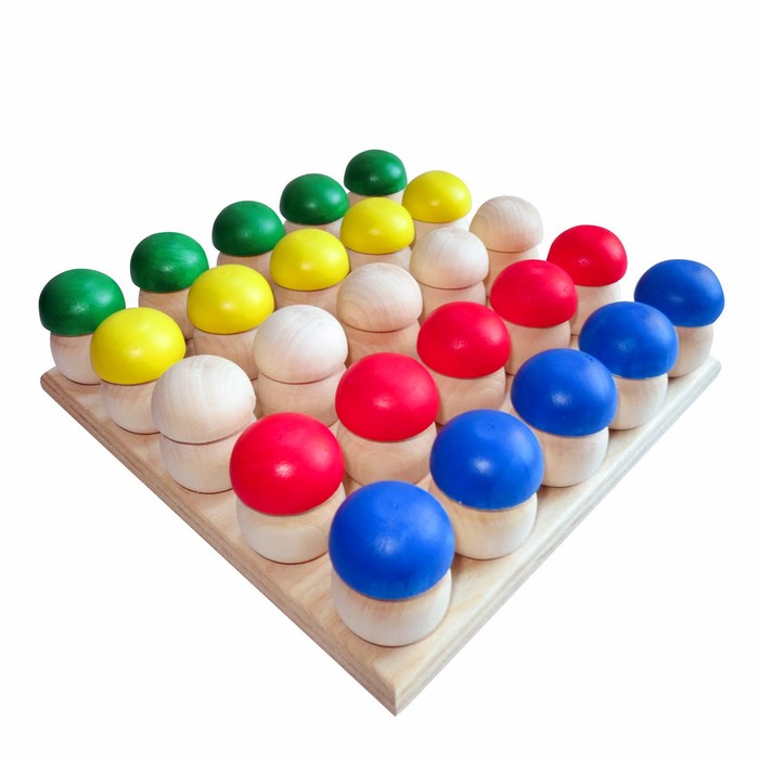 Счётный материал "Грибочки на полянке", 25 шт.