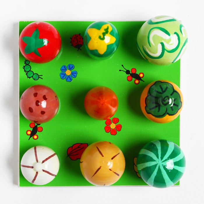 Счётный материал "Грядка. Овощи-фрукты"