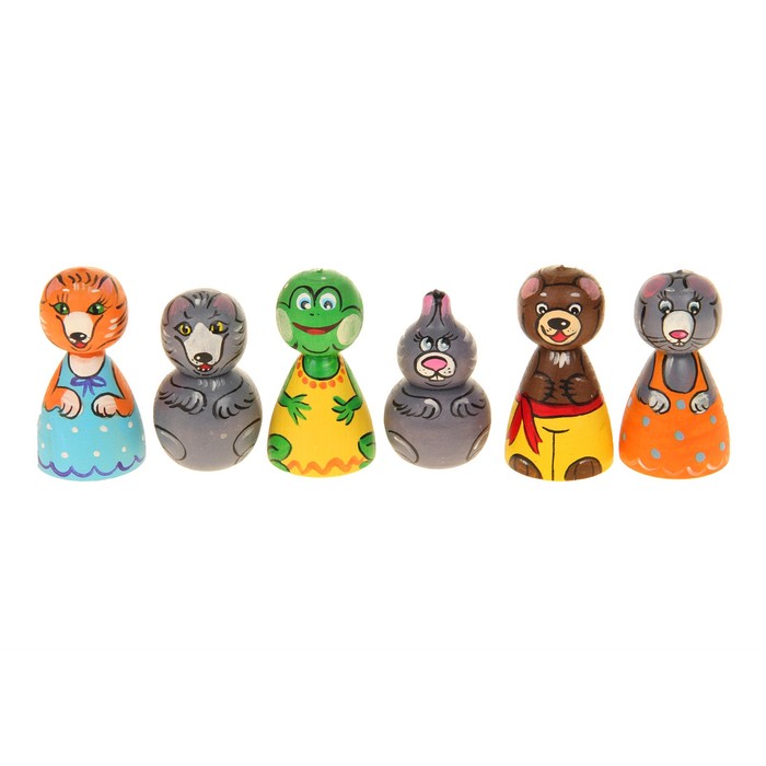 Кукольный театр "Теремок" цвета МИКС