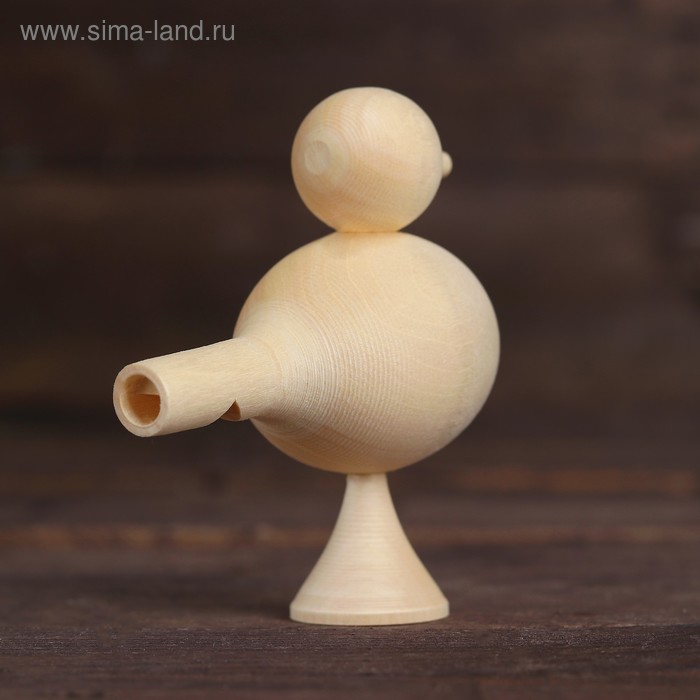 фото Свистулька «птичка», под роспись деревянные игрушки