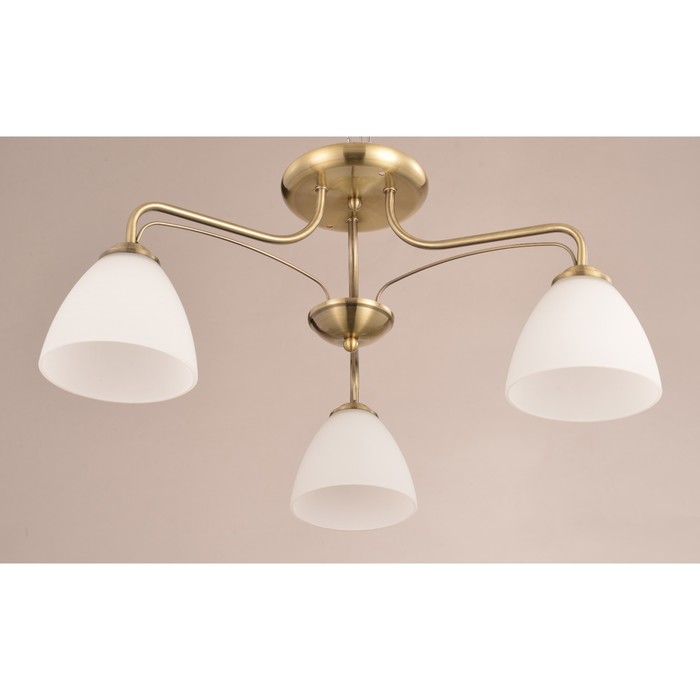 Люстра потолочная "Божена" 3х40W E27 бронза