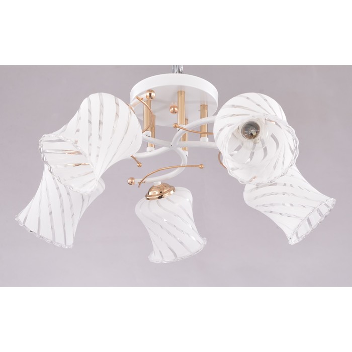 Люстра потолочная "Ванда" 5х40W E27 белый