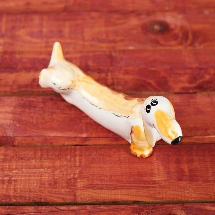 Фигурка "Таксик" майолика, 8,5см