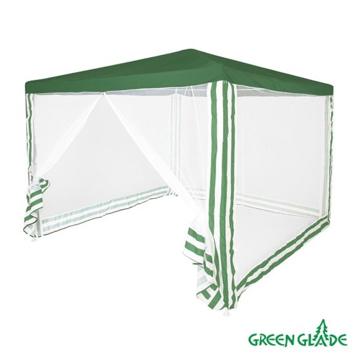 фото Тент-шатер садовый из полиэстера №1036 green glade