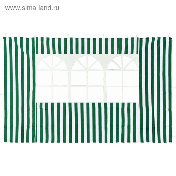цена Стенка зеленая с окном для садового тента-шатра №4110