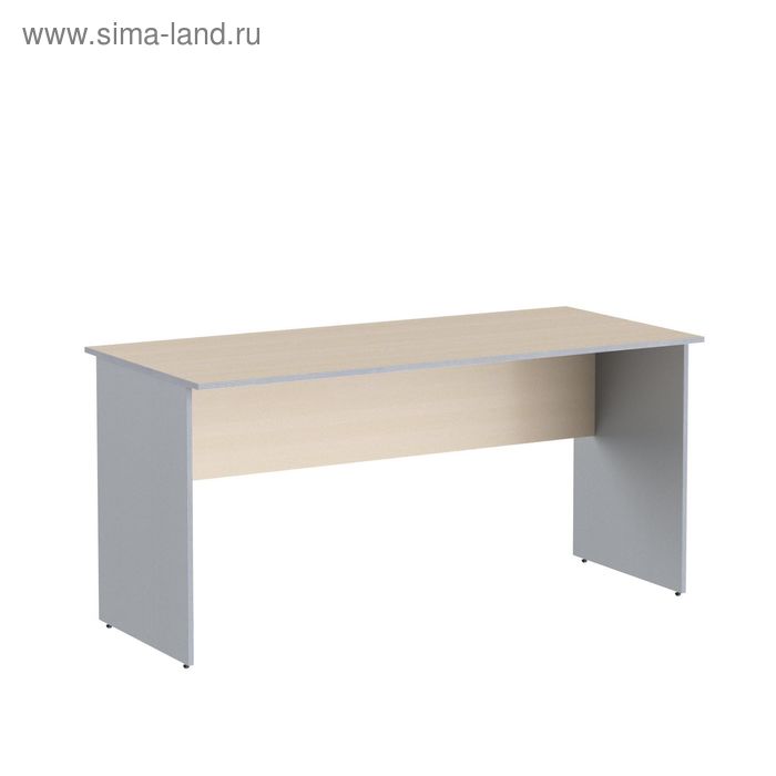 Стол письменный IMAGO СП-4, клён/металлик письменный стол skyland imago сп шхг 140х72 см цвет ясень шимо