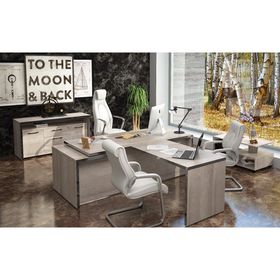 

Стол руководителя TORR TCT 2220R, дуб каньон