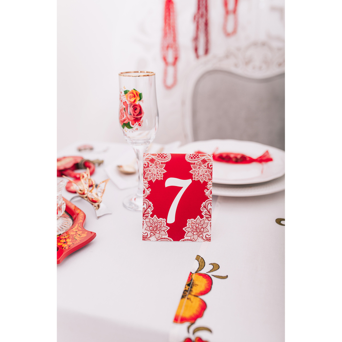 Набор для плана рассадки "Красные розы"