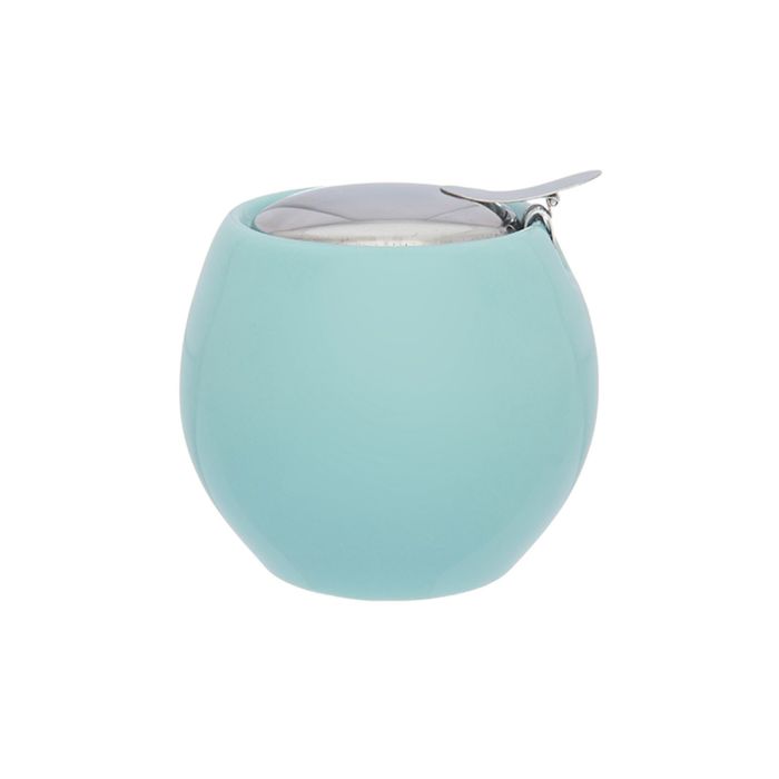 Сахарница "Мятная", 10,5 х 10,5 х 10 см, 500 мл, с металлической крышкой