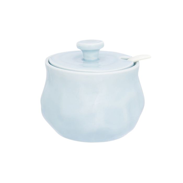 Сахарница "Морозное небо", 9,5 х 9,5 х 9 см, 300 мл, с ложкой