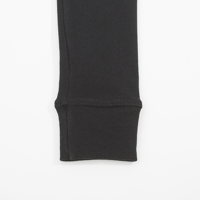 Комплект женский (джемпер, лосины) термо М-598-18, цвет чёрный/голубой, р-р 44