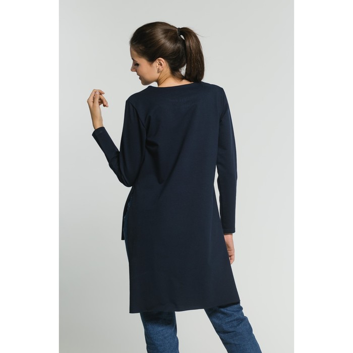 Туника женская М-280-05 цвет тёмно-синий, р-р 42
