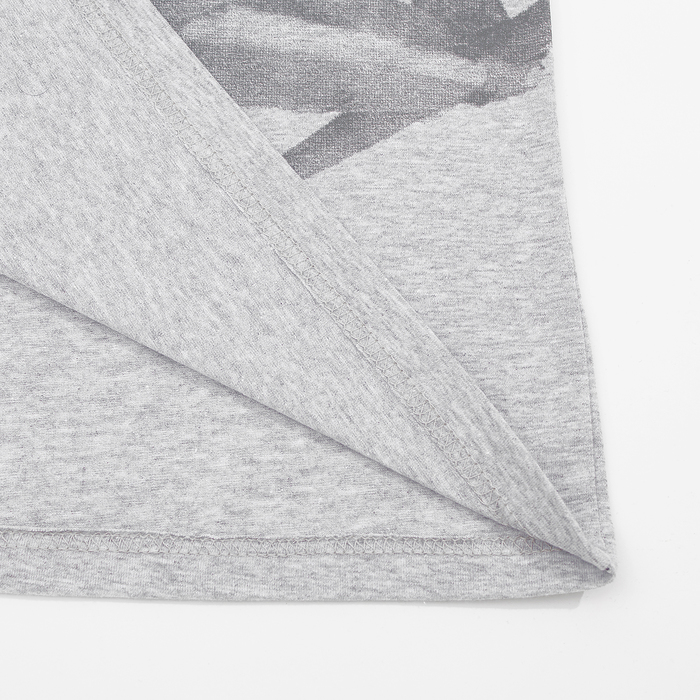 Комплект мужской (футболка, брюки) М-797-26 цвет серый меланж/синий, р-р 48