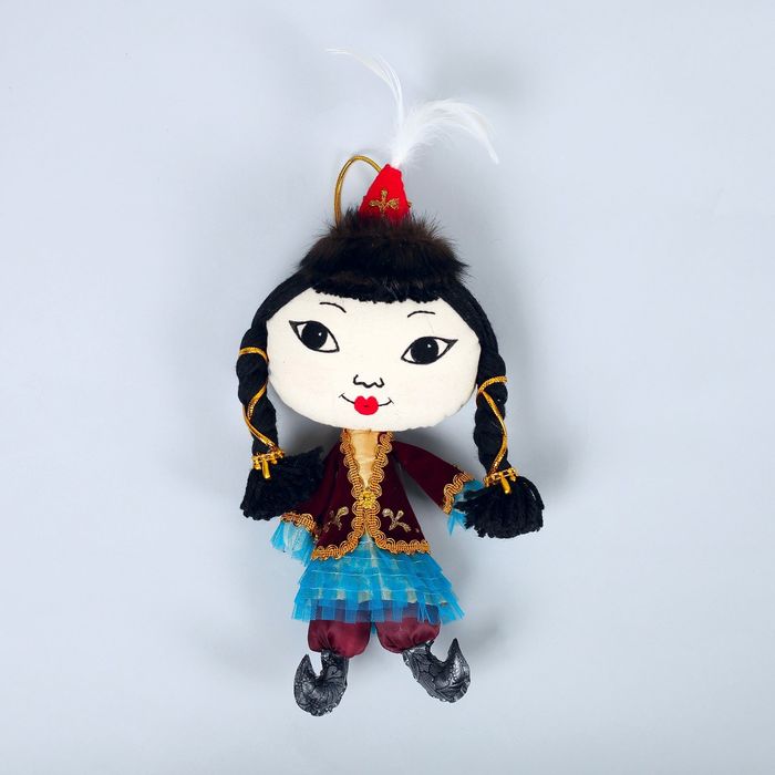 Фигурка "Мейрам" повседневный костюм, войлок, ручная работа