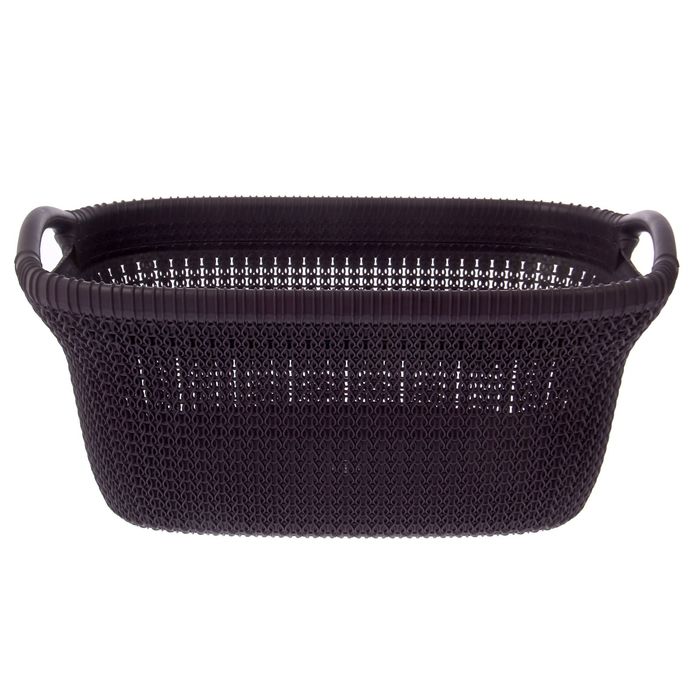 Корзина для белья 40 л Knit, цвет фиолетовый