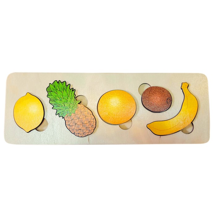 Рамка-вкладыш "Фрукты", 5 элементов