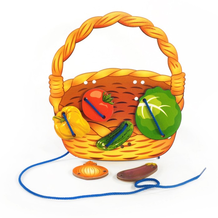 Шнуровка "Корзина с овощами"