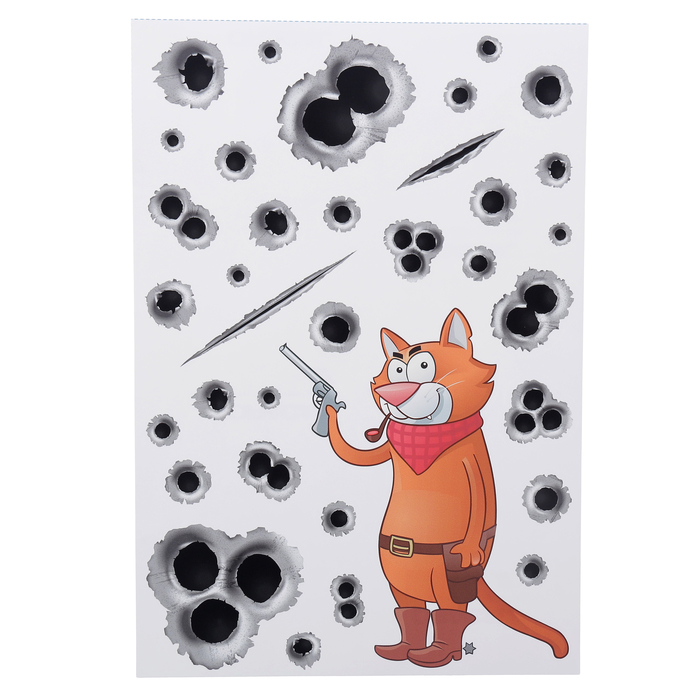 Наклейки Decoretto "Кот опасный" 25х23 см