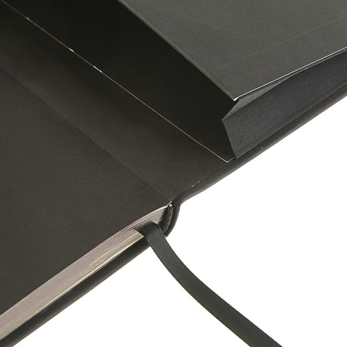 Еженедельник недатированный В5, 80 листов Tango, искусственная кожа, черный срез, ляссе, синий