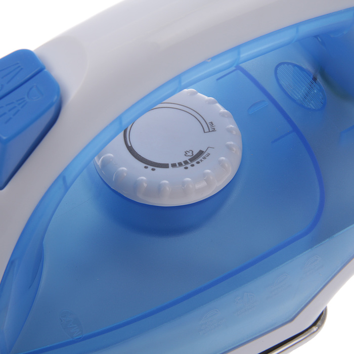 Утюг ZIMBER ZM-11083 , 1400 Вт, стальная подошва, 150 мл, синий