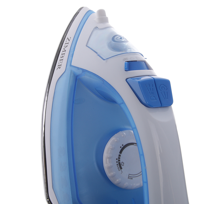 Утюг ZIMBER ZM-11083 , 1400 Вт, стальная подошва, 150 мл, синий