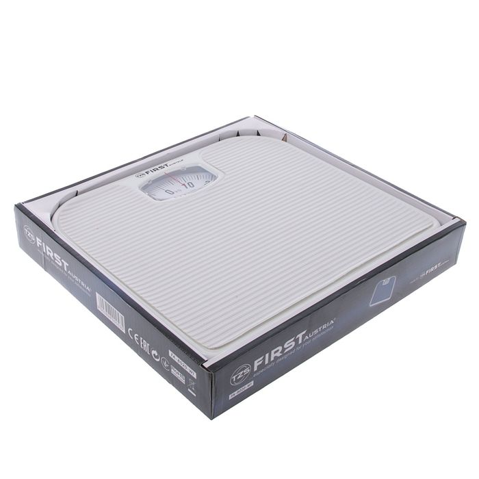 Весы напольные FIRST FA-8020-WI, механические, до 130 кг, белые