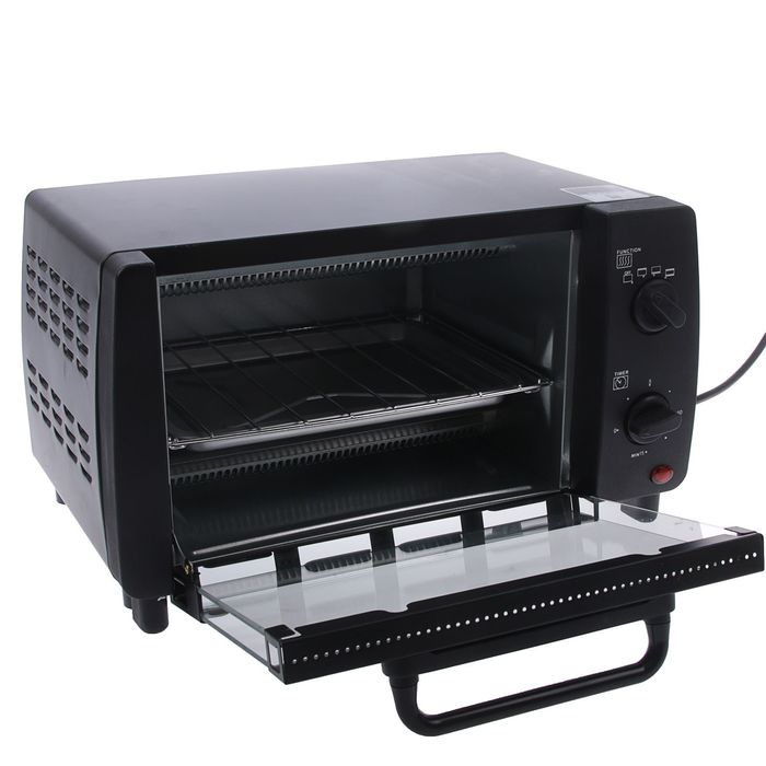 Тостер-печь FIRST FE-5041-1, 9 л, 800 Вт, таймер 15 мин, черный