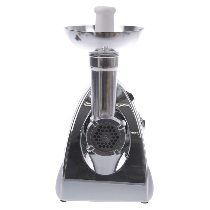 Мясорубка FIRST FA-5144, 1200 Вт, реверс, 3 диска, насадки кеббе, белый