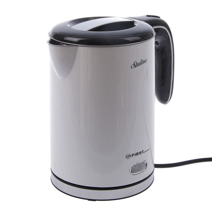 Чайник FIRST FA-5408-6, 1630 Вт, 1.2 л, белый