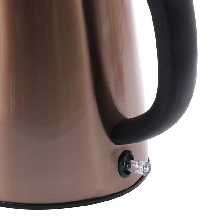 Чайник FIRST FA-5410-9-BZ, 2200 Вт, 1.7 л, серебристый-бронзовый