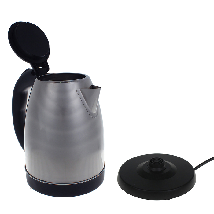 Чайник "Добрыня" DO-1202, 1.8 л, 2200 Вт, серебристый