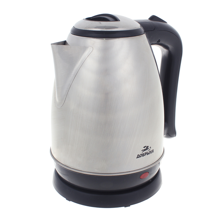 Чайник "Добрыня" DO-1204, 1.8 л, 2200 Вт, серебристый