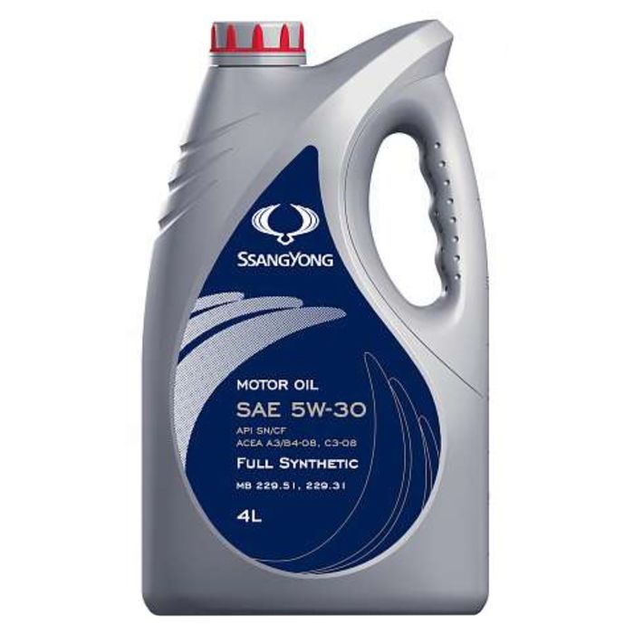 Моторное масло SsangYong Motor Oil SAE 5W-30, 4 л