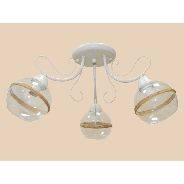 Люстра "Каскад" 133181 3x60W E14 белый 41x35x17см