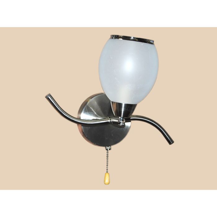 Бра "Ника" 318136 1x60W E14 черный титан 30x15x15см