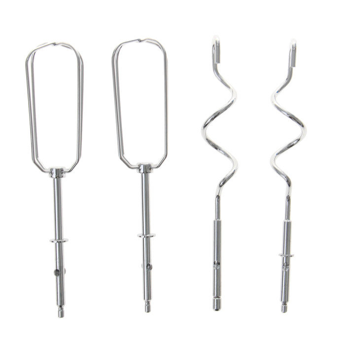 Миксер LIRA LR 0301, 200 Вт, 2 насадки, 5 скоростей, белый-синий