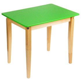 Стол детский №3 (Н=520) (600х450), цвет зелёный Ош