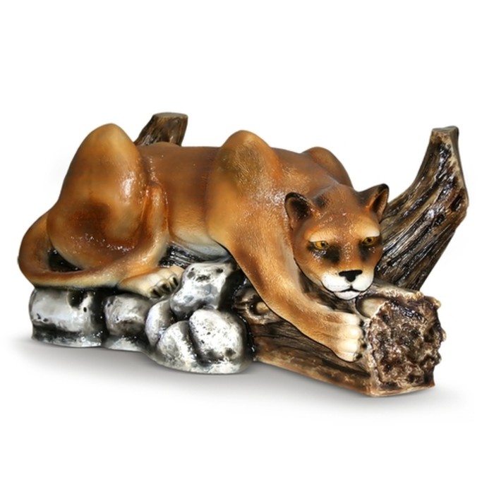 Садовая фигура "Пума на дереве"