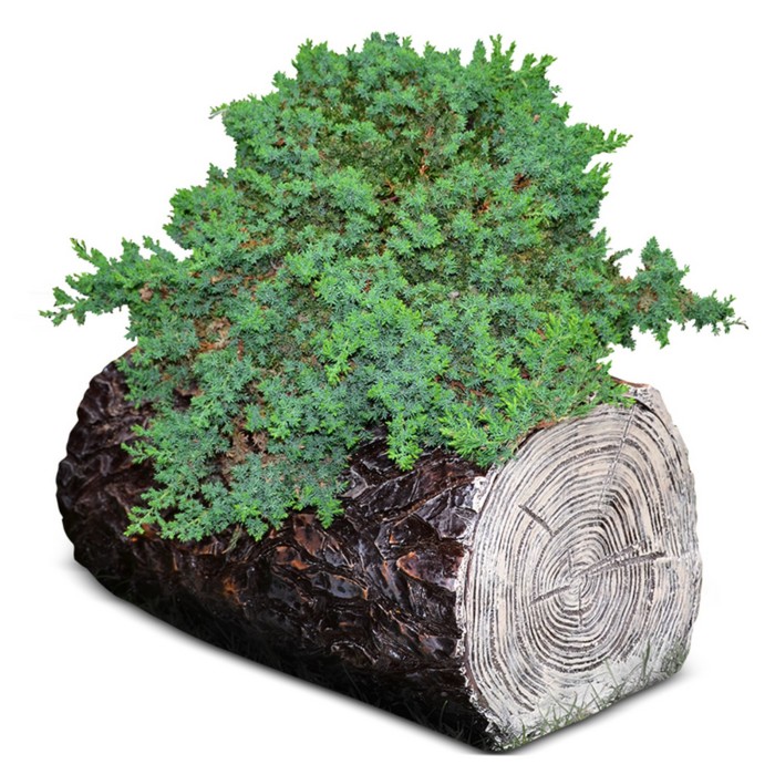 Фигурное кашпо "Бревно"