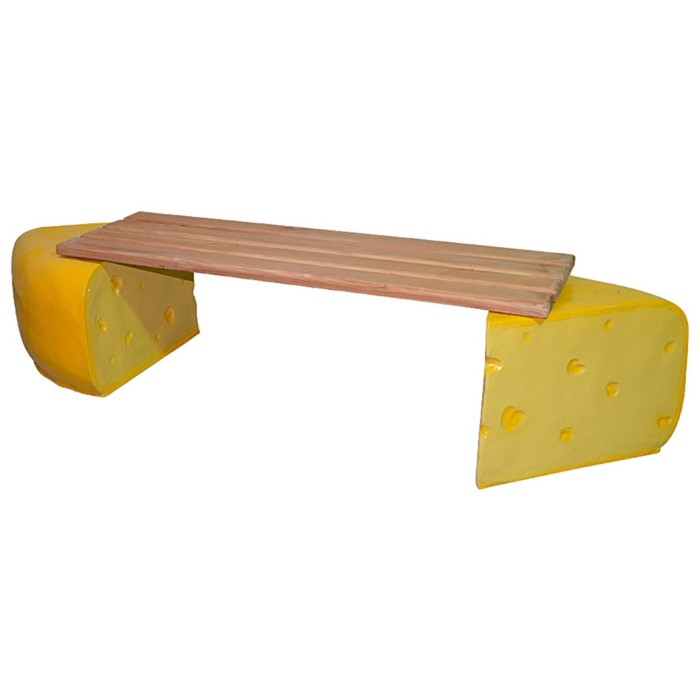 Скамейка "Куски сыра"
