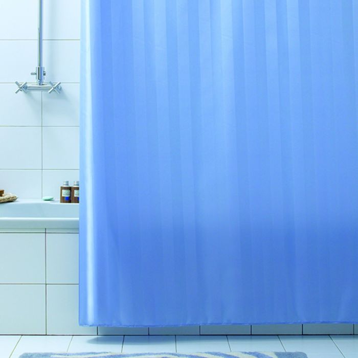 Штора для ванной Rigone, 240х200 см, синий
