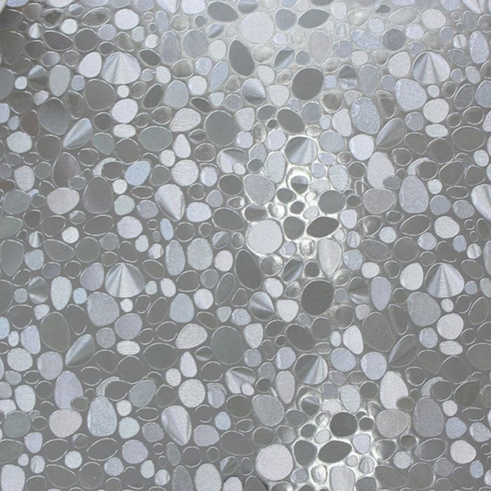 Клеенка для стола "Table Mat" Metallic, серебро, 80 см, рулон 20 п.м., TD 142-А001