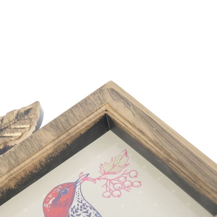 Фоторамка пластик на 7 фото 10х10, 10х15 см "Розарий" тёмное золото 55х45 см